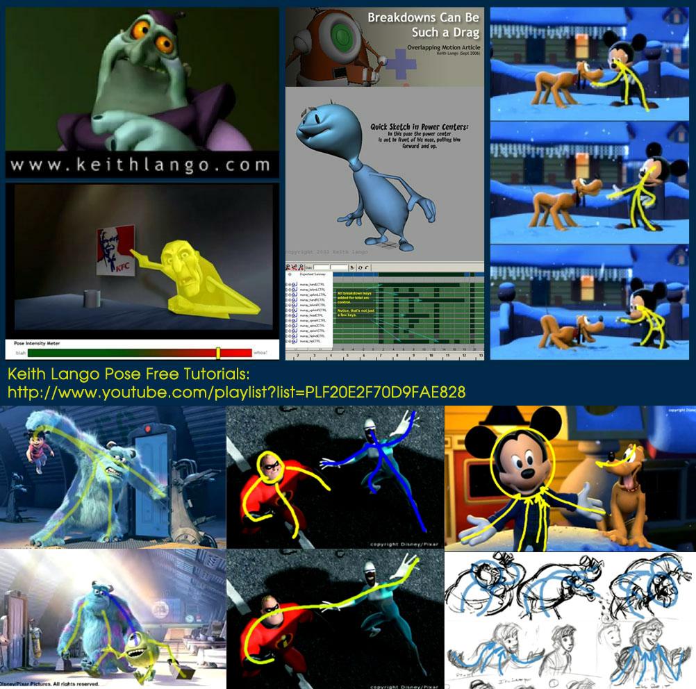 Keith Lango Animation Full Tutorials series on Youtube