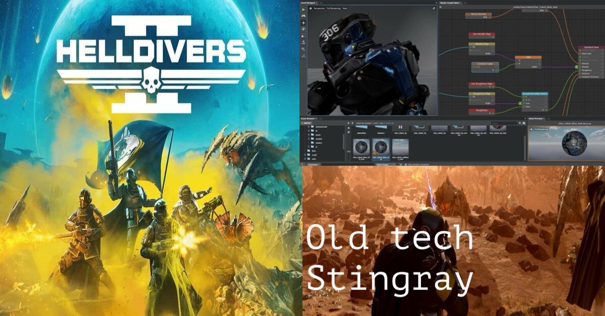 Helldivers 2 made on old abandoned tech